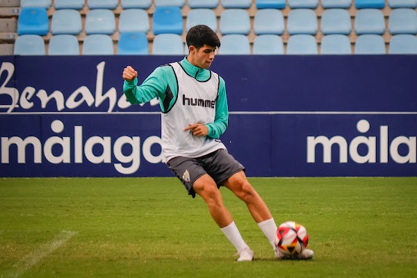 Málaga, una noticia positiva en el entrenamiento de hoy