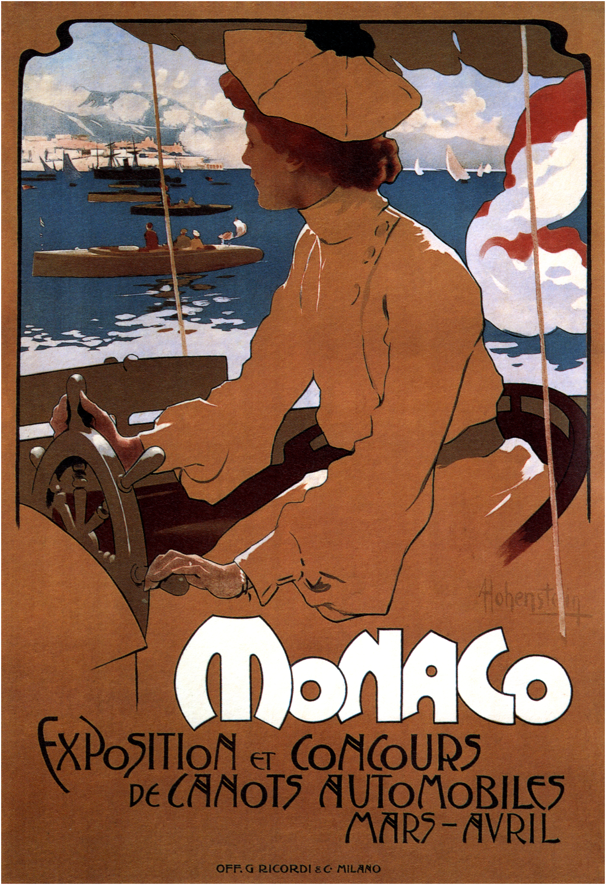 Adolph Hohenstein: Exposition Monaco, 1900