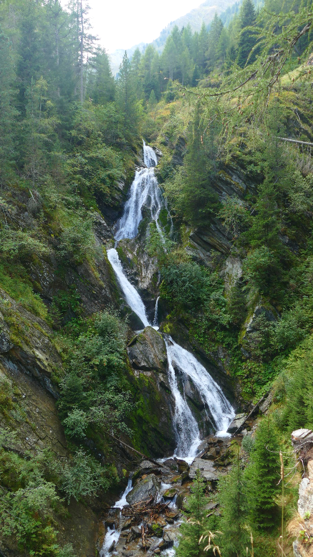 sentiero panoramico val giovo cascata gurgl