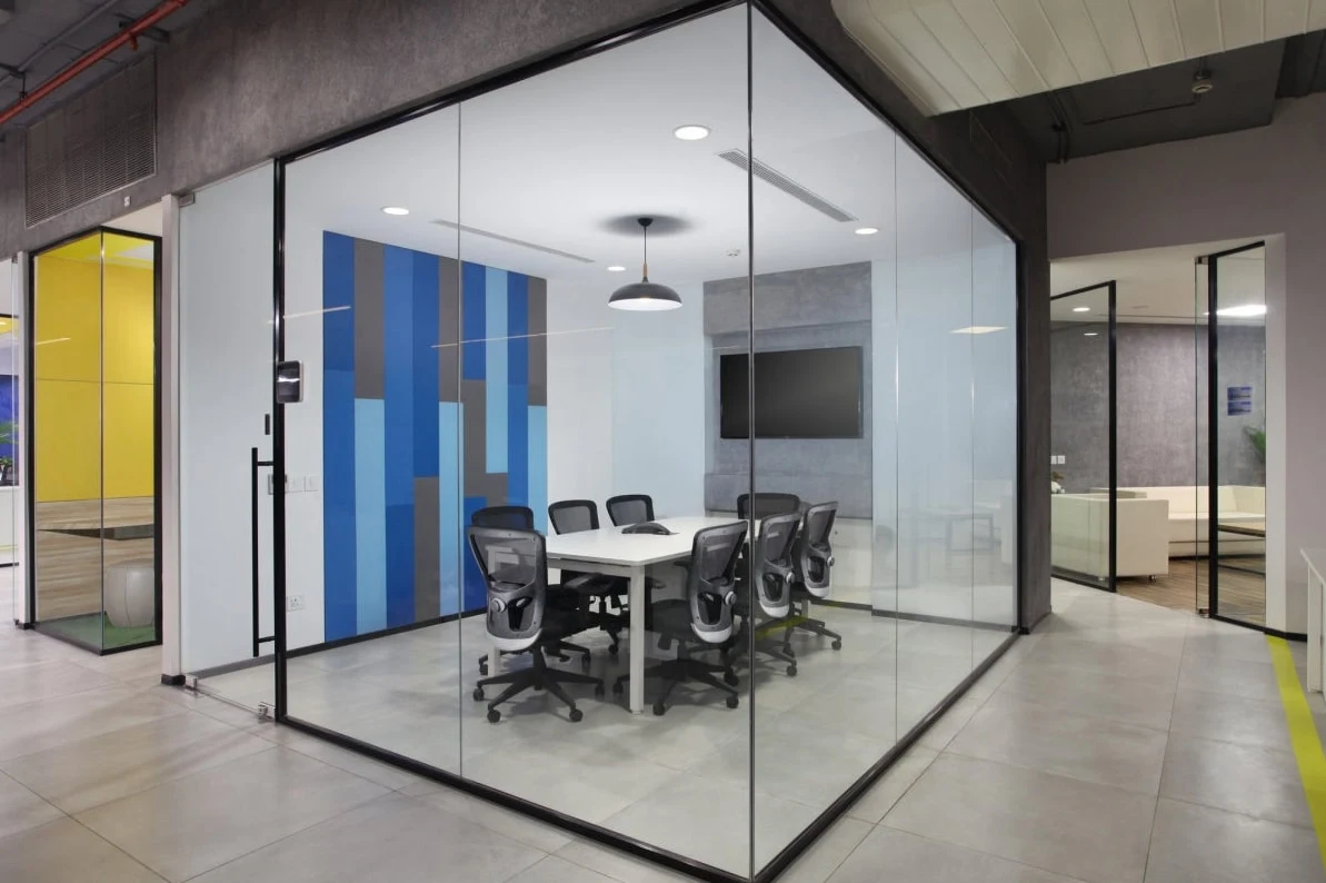 The Office Design Has Industrial \u0026 raw Exposed Feel | GeoDesigns - The  Architects Diary
