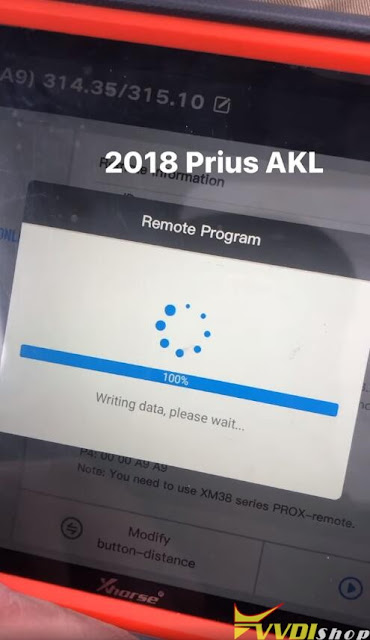 Program 2018 Prius All Keys Lost with VVDI Key Tool Plus 7
