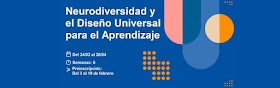 Convocatoria al curso virtual Neurodiversidad y Diseño Universal para el Aprendizaje