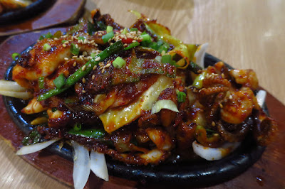 SBCD Korean Tofu House, spicy octopus