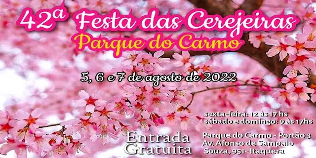 42ª Festa das Cerejeiras é destaque em São Paulo.