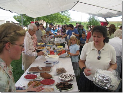 buffet line