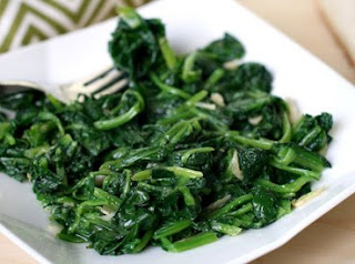 Spinach Saute with Fresh Garlic (Tumis Bayam Bawang Putih)