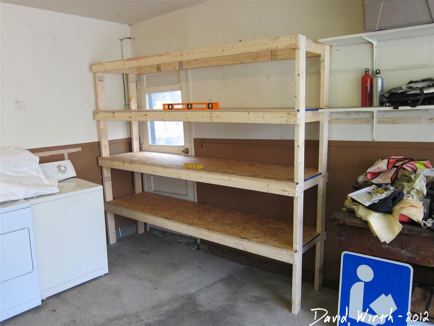 How to Build Garage Shelves