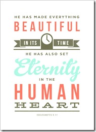 He has made everything beautiful God