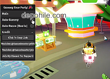 Roblox Gummy Bear Party Script Farm, Dans Hilesi İndir 2024