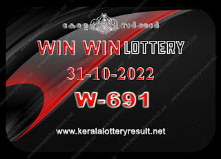 Live Kerala Lottery Result Today 31.10.22 Win Win Lottery W 691 Results online