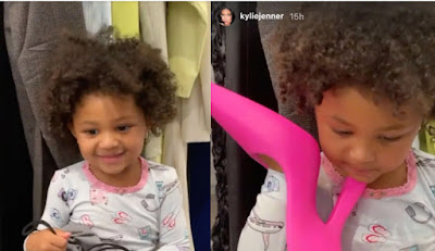 stormi webster unboxing balencia shoes of kylie jenner