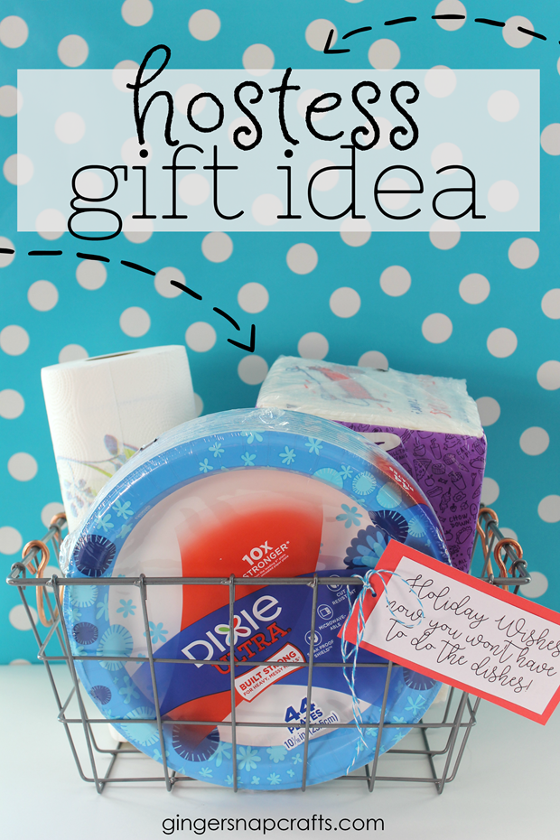 Hostess Gift Idea with Dollar General at GingerSnapCrafts.com #hostess #giftideas 