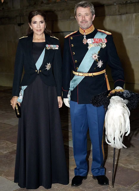 Crown Princess Mary wore the official uniform worn by Danish female Army officers. Crown Prince Frederik
