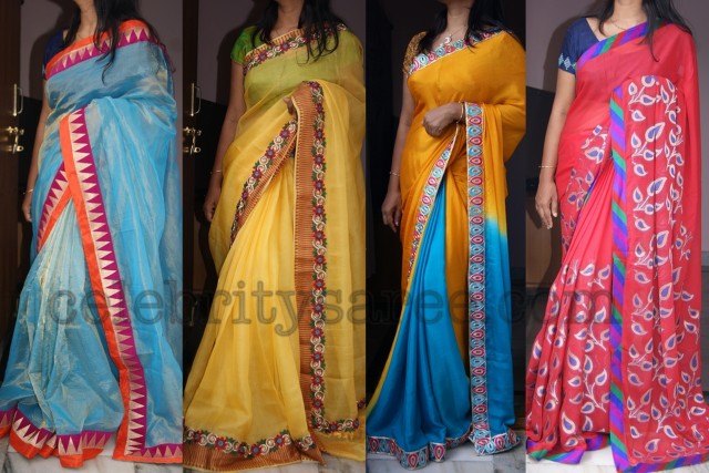 Tissue Kota Georgette Sarees