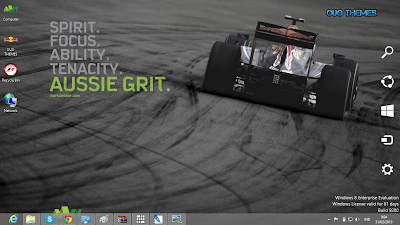 Mark Webber Formula 1 Theme For Windows 7 And 8