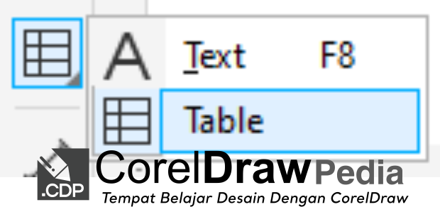 Tutorial Cara Membuat Table Pada Aplikasi CorelDraw