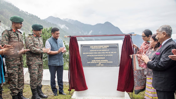 'A glowing tribute': Arunachal military camp named after Gen Bipin Rawat. Video