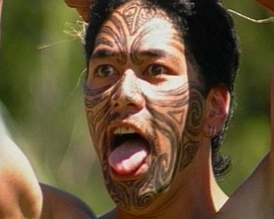 tattoo maori leg