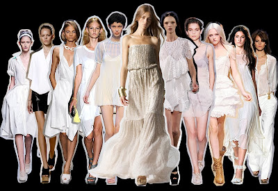 Trendy Women's Clothing Dress Up in White This Summer 2011