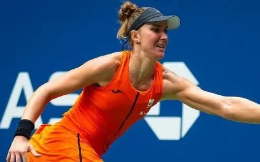 Bia Haddad durante o U.S. Open