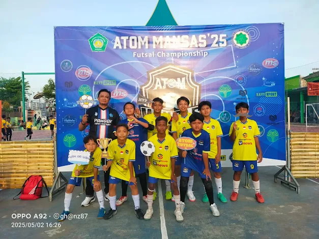 SDN Pangarangan 3 Tunjukkan Taji, Menang 2-0 atas SDIT Al-Wathoniayah B di ATOM MANSAS 2025