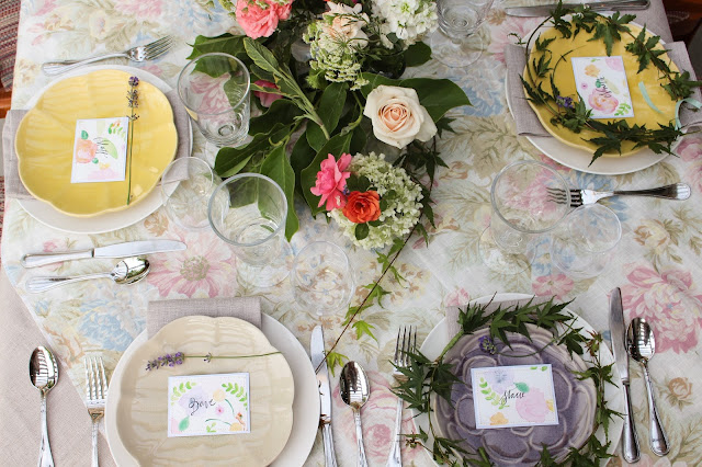 Midsummer Party - A Fragrant & Tasty Soirée - Place Setting - Aimee Ferre