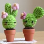 patron gratis cactus amigurumi | free amigurumi pattern cactus 