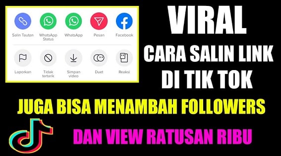 Cara Salin Tautan di TikTok