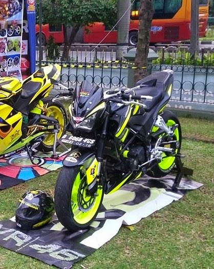 Motor honda modifikasi cb150r minimalis full fairing ceper 