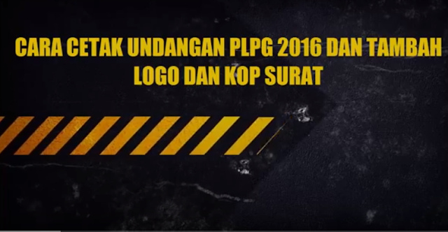 Cara Cetak Undangan PLPG dan Rubah Format PDF ke DOC Agar Bisa Masukkan Kop Surat