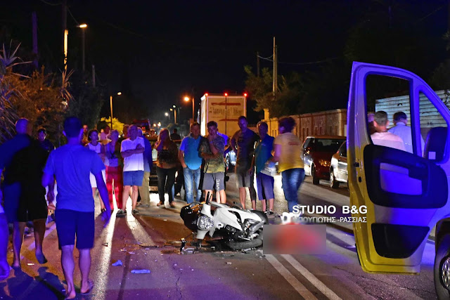 Σοβαρό τροχαίο ατύχημα στα Λευκάκια Ναυπλίου με δυο τραυματίες (βίντεο)