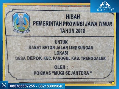 BATU PRASASTI PERESMIAN