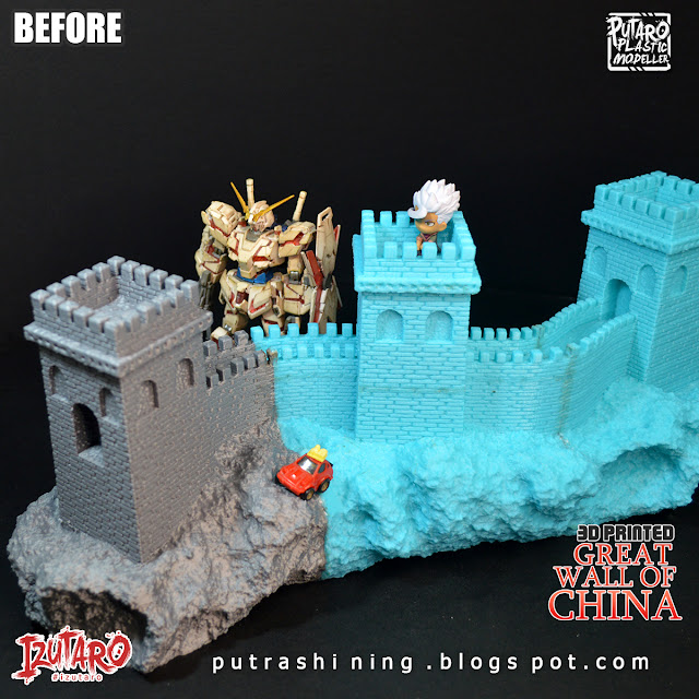 Great Wall Of China Diorama | 3D Print | Hand Painted by Putra Shining | Izutaro