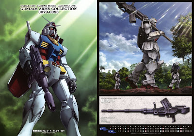Gundam Arm Collection Calendar 2011