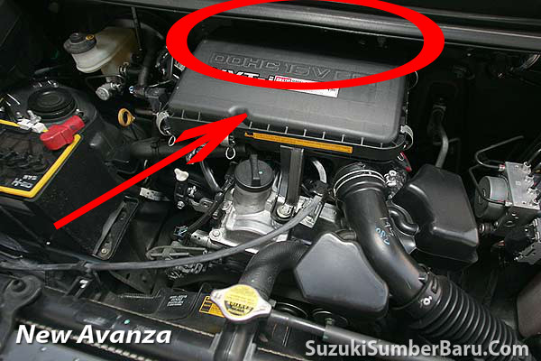 Letak nomer rangka dan nomer mesin  avanza Modif Abis