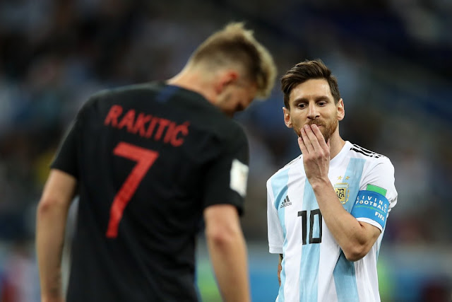 Messi shocked as Argentina lose to croatia