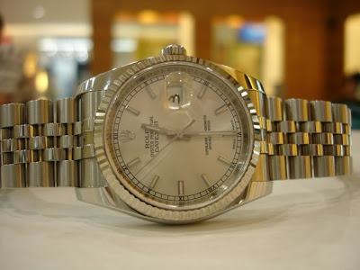 ROLEX DATEJUST. MODEL : 116234. SERIAL : M1XXXXX YEAR : 2008, MARCH