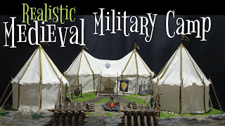 How to Build Realistic Diorama Medieval Military Tent