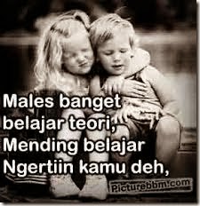 males belajar