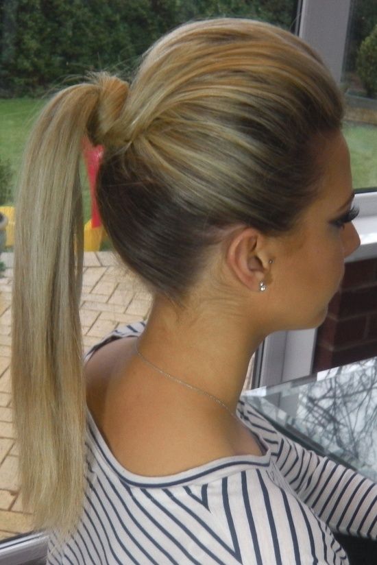 High Ponytail With Poof Hairstyles