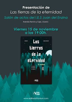 Presentación libro, Juan del Enzina, Las Tierras de la Eternida - El Comienzo