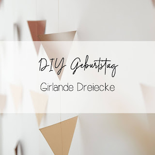 DIY Girlande Dreiecke