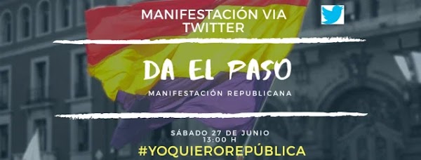 Manifestación Republicana via Twitter