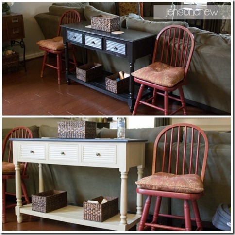 Jenson Crew (J. Crew): Sofa Table Up-Do - Console Collagew