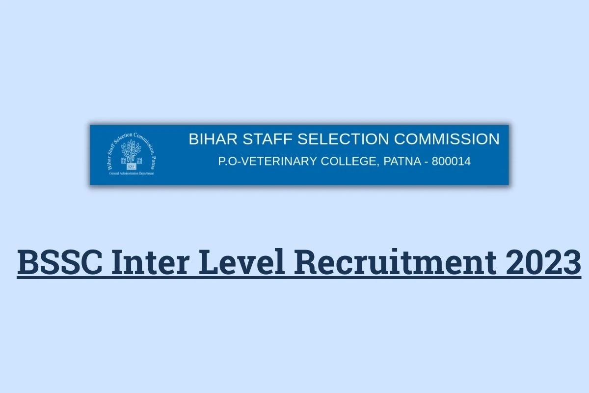 BSSC Inter Level Recruitment 2023