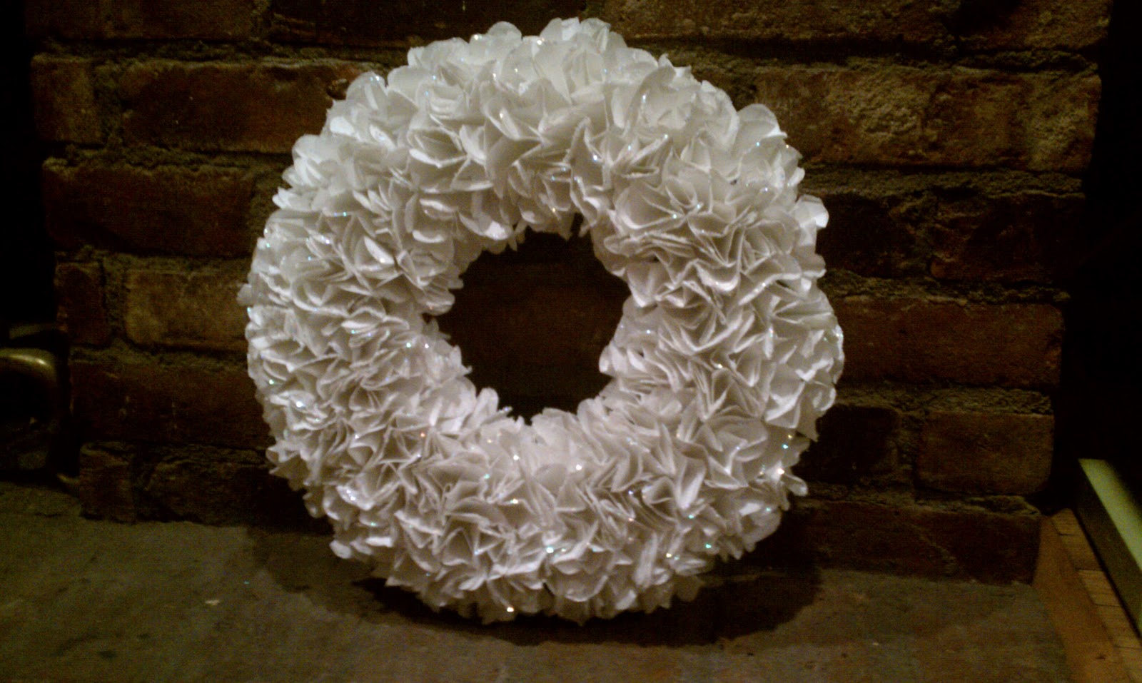 The Embellished Life DIY  Christmas  Decorations  Paper  Wreath