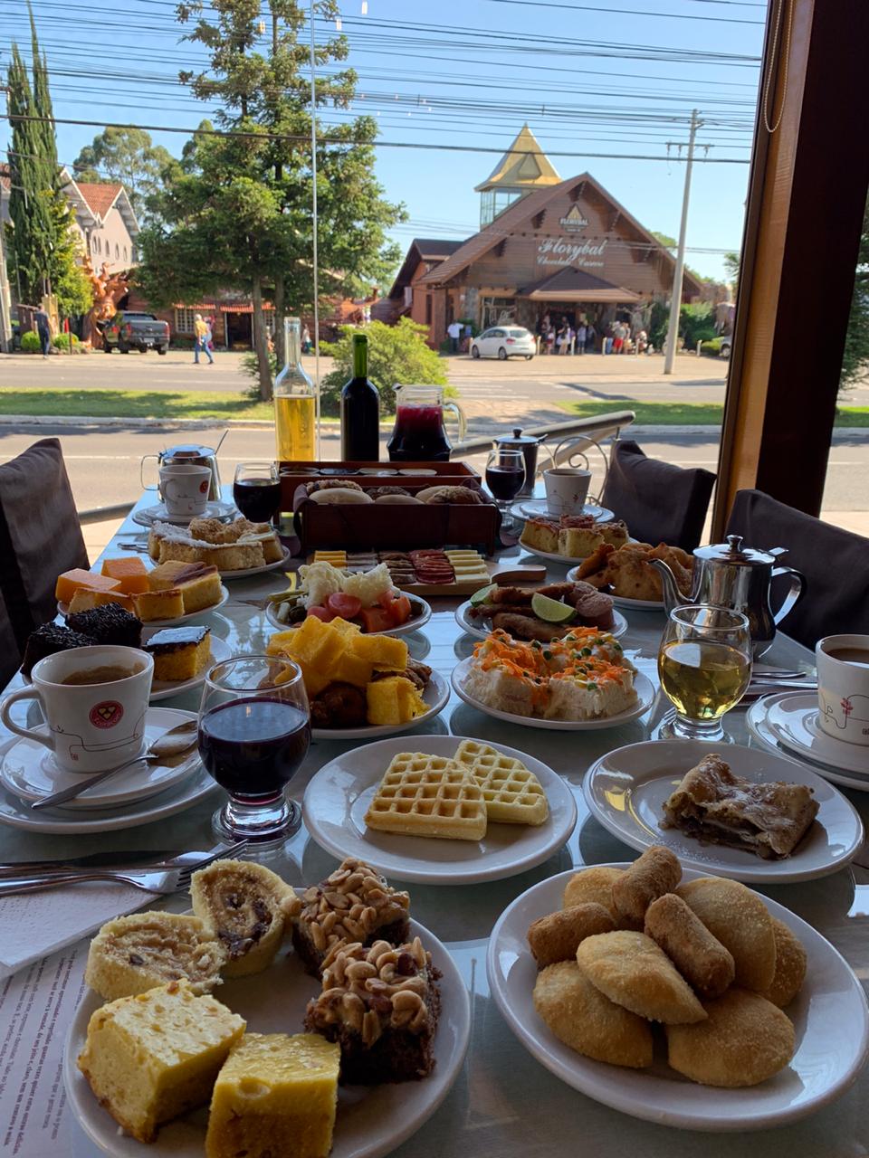 Café colonial em Gramado