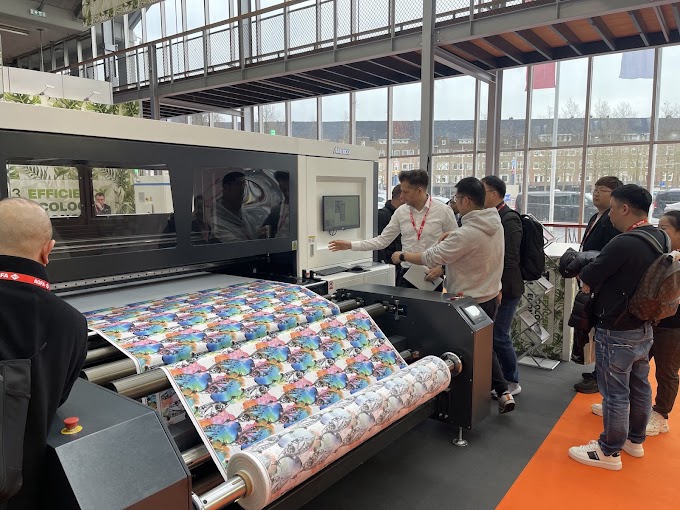 #ATEXCO: Small floral prints on Knitted Fabrics may become the first growth point for Pigment Printing!