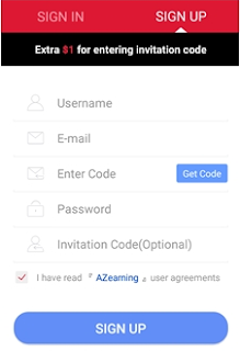 Sign up with your Username, Email, Password and Invitation.