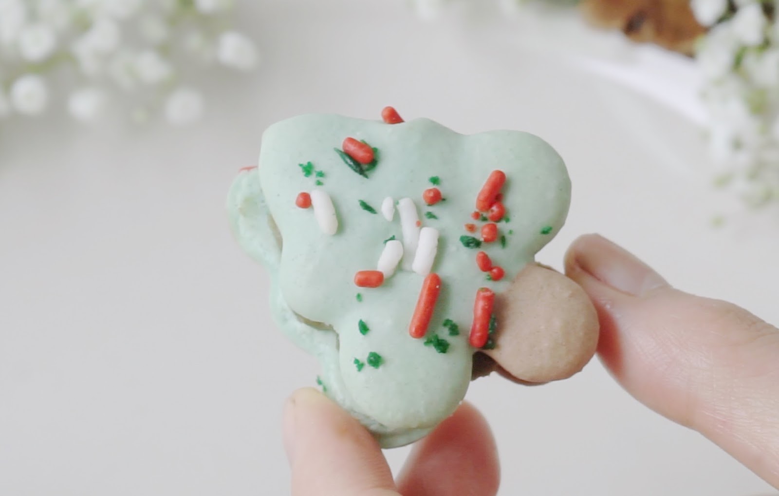 CHRISTMAS TREE MACARON